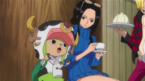 Nico Robin Teasing Chopper in One Piece 